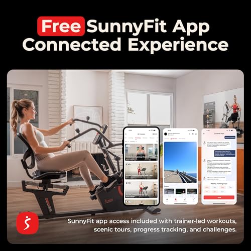 Electromagnetic Recumbent Elliptical Trainer with Arm Exercisers