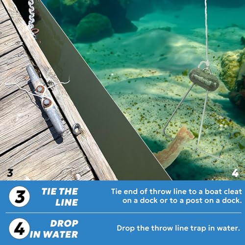 30FT Crab Trap Line Kit with 1.2OZ Weight - 3PCS Ctl007-3