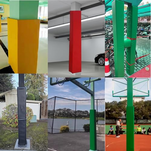 Square Pole Foam Padding - Adjustable Safety Pads for 3x3 to 10x10 Posts