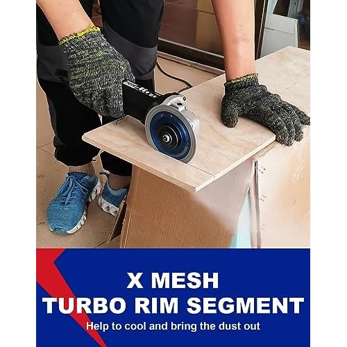 4 in Super Thin Tile Blade Diamond Porcelain Cutting Blade for Cutting Granite Marble Ceramics Porcelain Tiles (4")