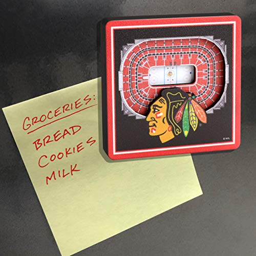 3D StadiumView Magnet - Chicago Blackhawks | Strong Construction