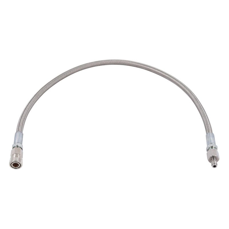 TUXING Pcp Paintball Airsoft Fill Whip Hose Extension 4500 Psi PCP - 24 inch Stainless Steel Charging System with Quick Disconnect