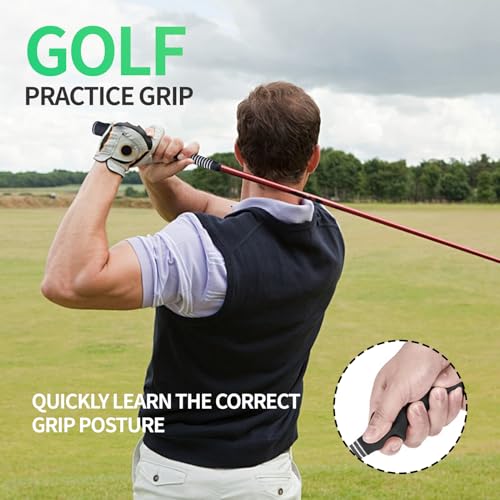 Right-Hand Golf Swing Training Grip - Rubber Practice Aid for Beginners