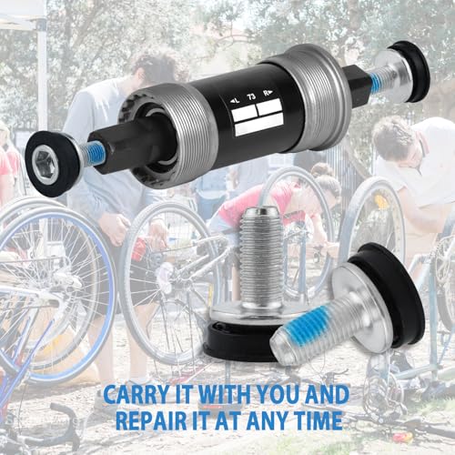 Bicycle Crank Arm Fixing Bolts - 8mm Metal Screws (4 Pcs)
