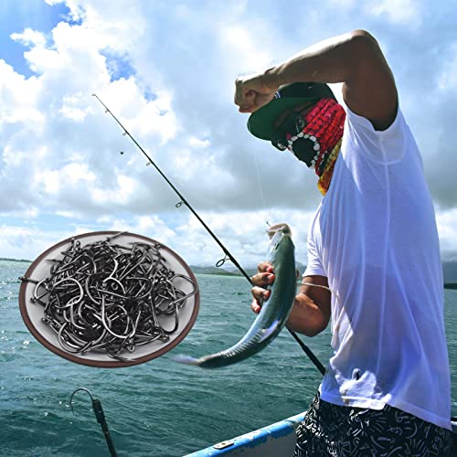 Anmuka 800pcs Fishing Hooks Set - Saltwater & Freshwater, Multiple Sizes