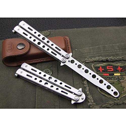 Butterfly Knife Trainer - Stainless Steel Practice Knife
