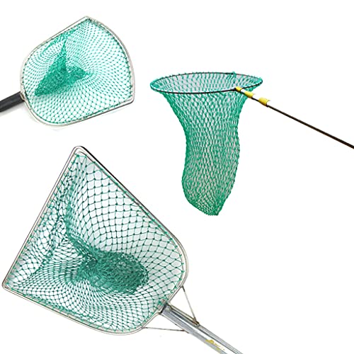 Fishing Net Replacement - Green 14 Inch Nylon Landing Net