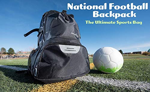 Soccer Backpack with Cleat and Ball Holder - Athletico