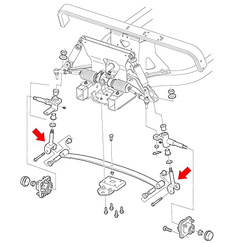 10L0L Golf Cart King Pin Repair Kit for Club Car Precedent 2004 and Up