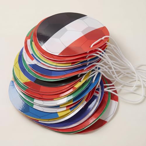 50-Piece International World Flag Bunting Banner for Party Decorations