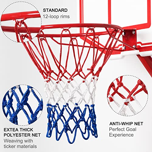 Professional Basketball Net Replacement - Heavy Duty, All Weather - 1Pc