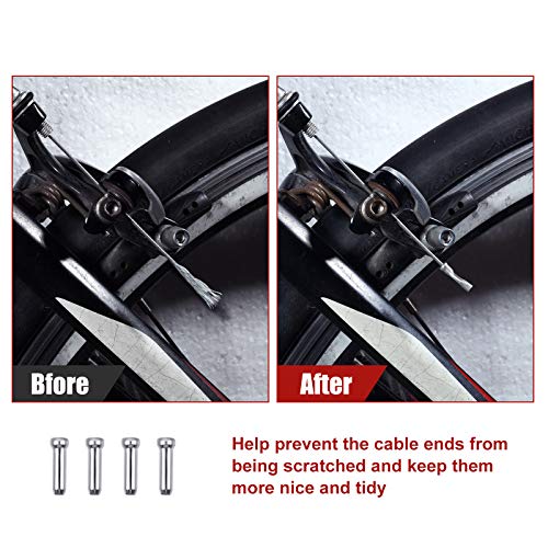 Universal Bike Shifter Cable Kit - 4 Pcs for Mountain Bicycles