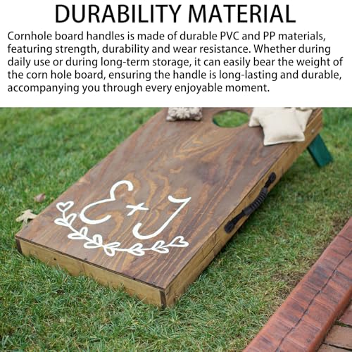 Cornhole Board Handles with Hardware - 2 Pack