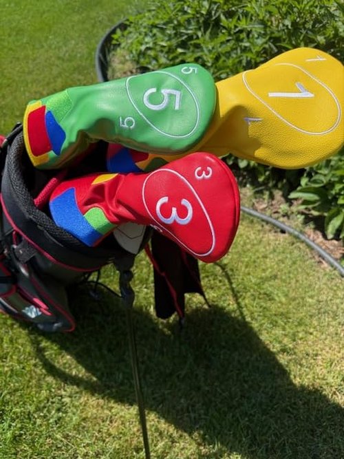Apothos Golf, Golf Headcovers (1 Yellow Headcover, 1, Count)