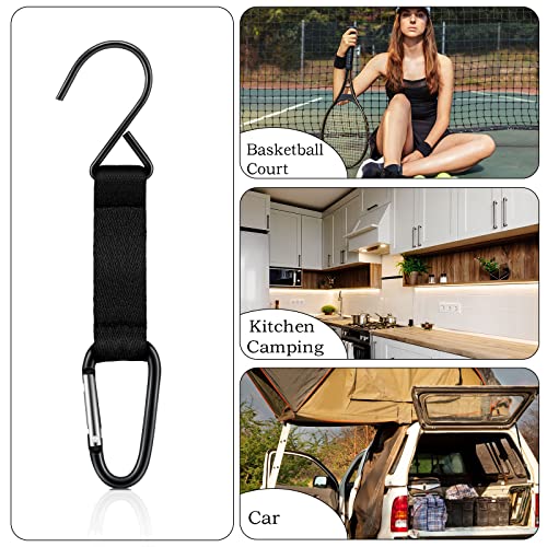 Hungdao 30 Pieces Nylon Fence Hooks for Baseball Bags & Outdoor Use