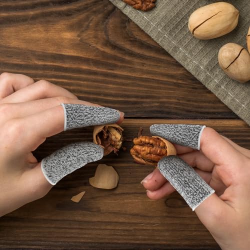 24 Pcs Cut Resistant Finger Protectors - Garden & Kitchen Use