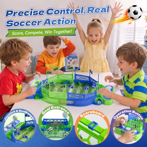 Peaciar 21-Inch Mini Foosball Table for Kids, Tabletop Soccer Game for Children