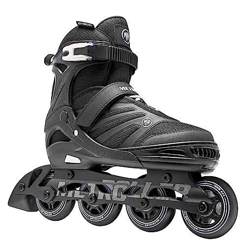 Adjustable Inline Skates for Adults - Comfortable White, X-Large