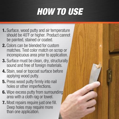 DAP Plastic Wood Wood Putty, Dark Walnut, 3.7 oz (7079821255)