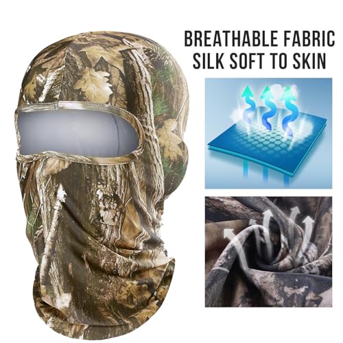 Camouflage Ski Mask Balaclava - One Size Cool - Camo Face Mask for Men & Women