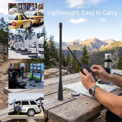 SMA Male UHF Antenna for Two-Way Radios - 400-520 MHz