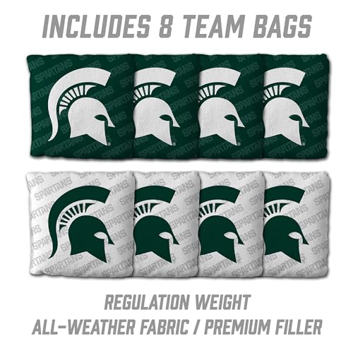 Professional 2' x 4' Cornhole Game with Michigan State Logo Bags