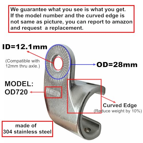 Bike Trailer Hitch Cup Mount - Axle Mount for Easy Towing