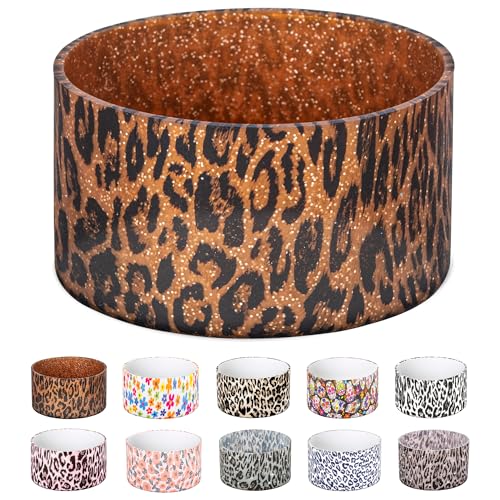 Silicone Boot for Stanley Tumbler 20/30/40 oz - Leopard Gold