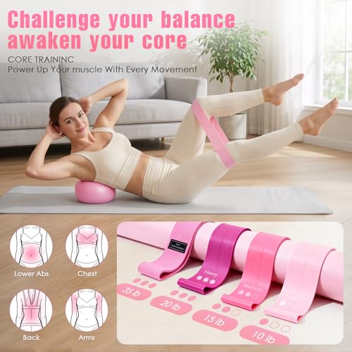 Complete 14-in-1 Pilates Kit for Home Workouts with Resistance Bands & Accessories