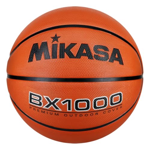 Mikasa BX1000 Premium Rubber Basketball Size 7 – 29.5" (Official Men’s Standard)