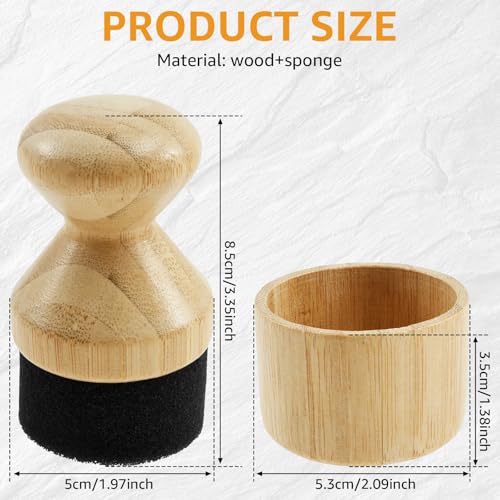 Cutting Board Oil Wax Applicator with Lid and Ergonomic Handle Wood Cutting Board Oil Applicator Versatile Mineral Oil Wax Applicator for Wood Cutting Boards Wooden Spatula