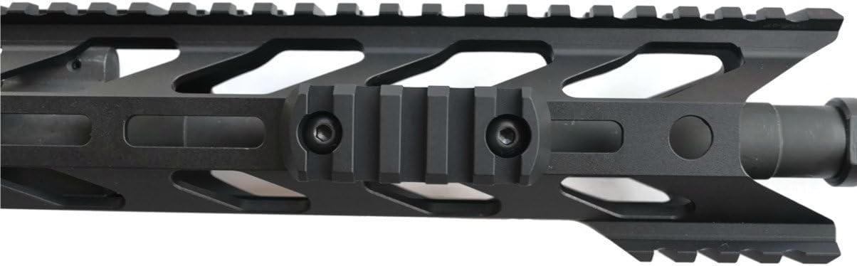STNGR USA M-LOK Aluminum Picatinny Rail Section - 5-Slot Accessory with T-Nuts & Screws Included