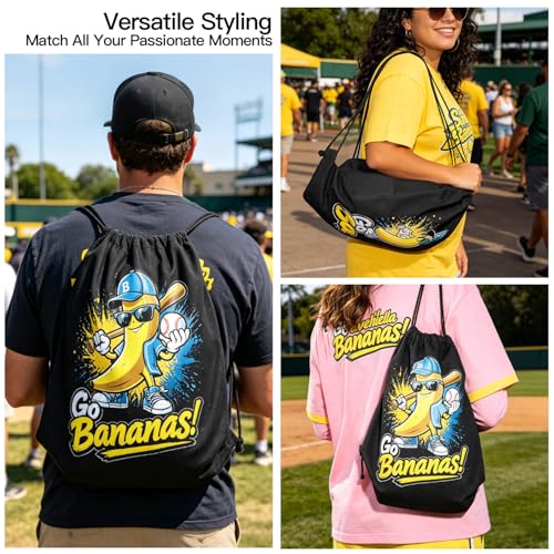 Savannah Bananas Drawstring Bag - Durable Sports & Daily Use