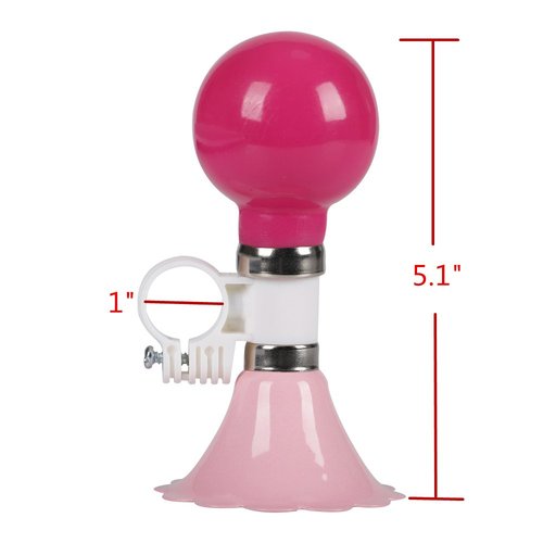 YL traV Kid Bike Horn for Boys and Girls Children Bicycle Horn Handlebar Ring Bell for Kids Bike (Pink)