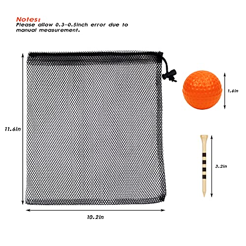 40 Pack Foam Golf Practice Balls - Indoor/Outdoor Training - Orange