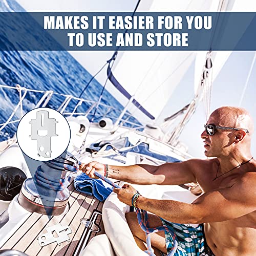 Stainless Steel Boat Gas Cap Key Tool - 2 Pack