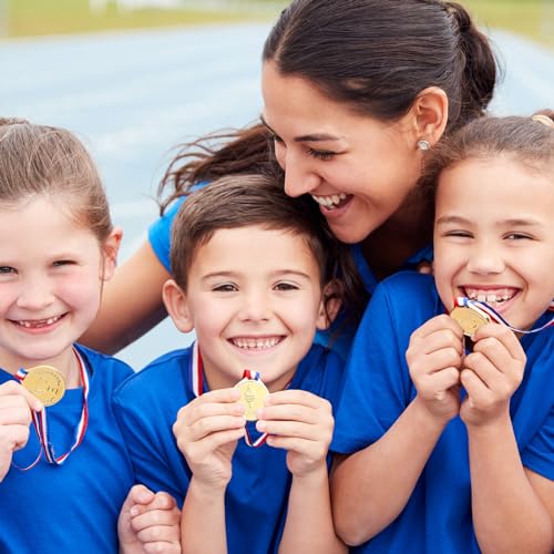 Gold Medals for Kids - 100PCS Lightweight Plastic Award Medals