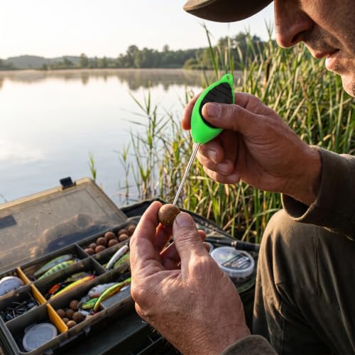 Fishing Rigging Tool Set - Stainless Steel Baiting Drill & Needle