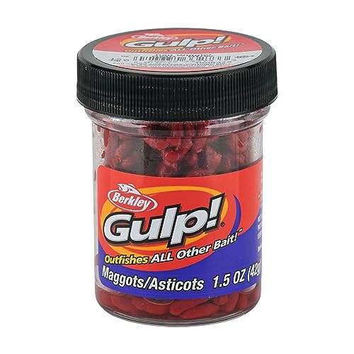 Gulp! Maggot Soft Bait - Red Wiggler 1.5 oz Fishing Lure