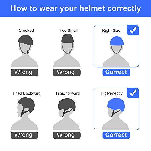 Kids Adjustable Bike Helmet for Ages 3-8 - Blue