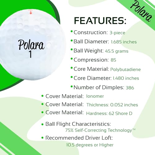 Self-Correcting Golf Balls - High-Performance Anti-Slice & Hook Reduction