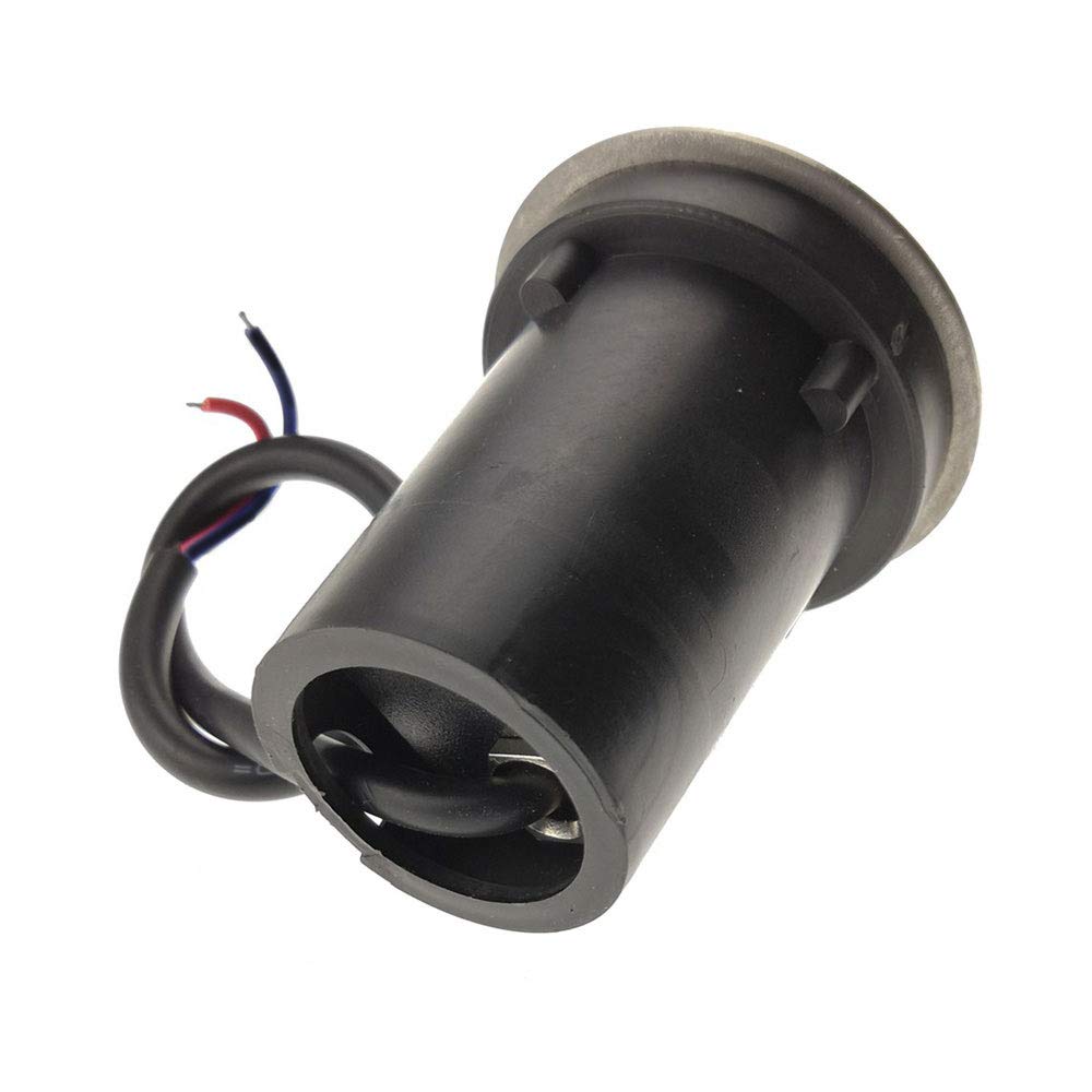 QUANS 3W Watt Warm White 12V 24V DC AC Low Voltage in Ground Well Outdoor LED Light, in-Ground Landscape Lighting Spotlight for Deck, Step, Pathway, Driveway, Garden, Yard, Patio,12 Pack