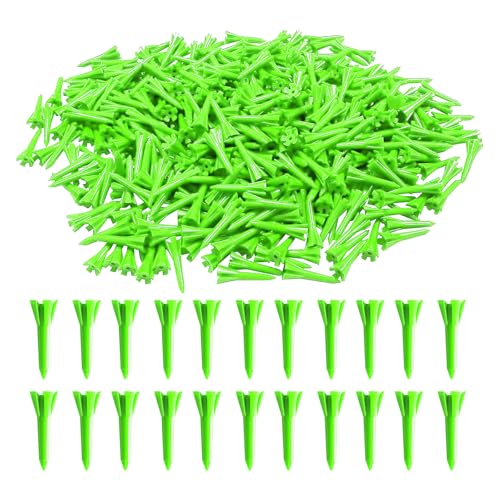 VEASAERS 1.5 Inch Golf Tees 300 Pack Green Plastic Golf Tees