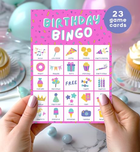 Markt Birthday Bingo Game for Kids Party Games, Games Supplies - 23
