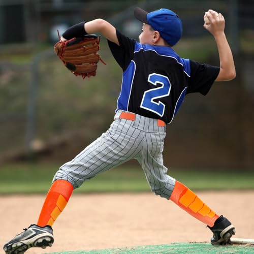 Youth Baseball Socks and Belt Combo Set - Orange
