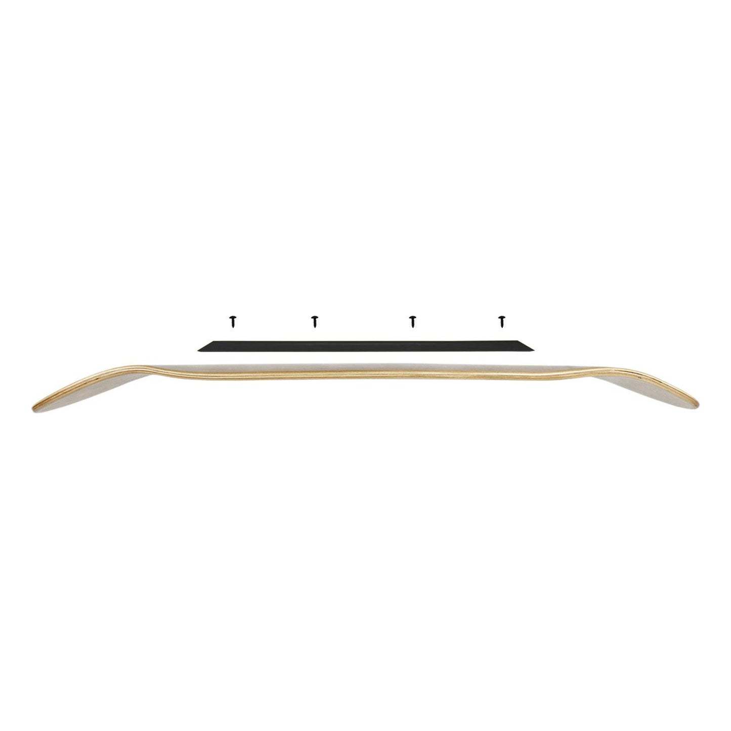Black Skateboard Rails Old School Plastic with Mounting Screws by Black Diamond