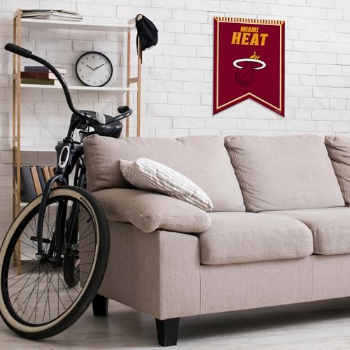 Miami Heat NBA Basketball Pennant - 18" x 24" Felt Banner
