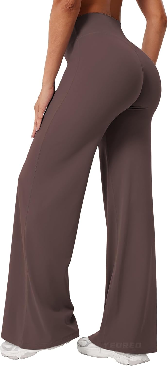YEOREO High Waist Workout Leggings - No Front Seam, Buttery Soft Fabric | Available in 29" to 35" Sizes