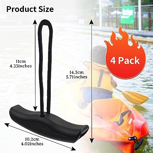 Kayak Handles Replacement - Ergonomic Carry Handles 4 Pack