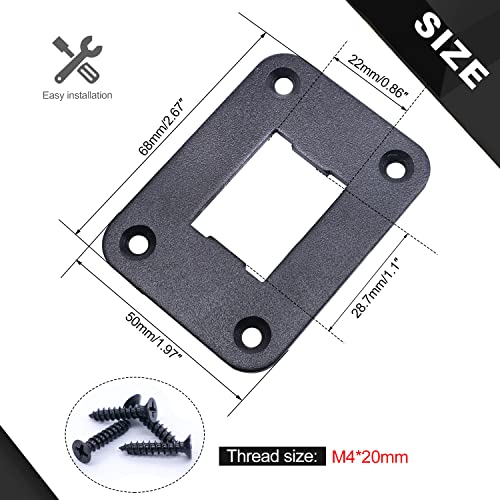 Aluminum Rocker Switch Panel Housing - KCD2/KCD4 - Square